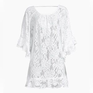 NWT Lilly Pulitzer Women's Atley Ruffle Swimwear Cover-Up L/XL